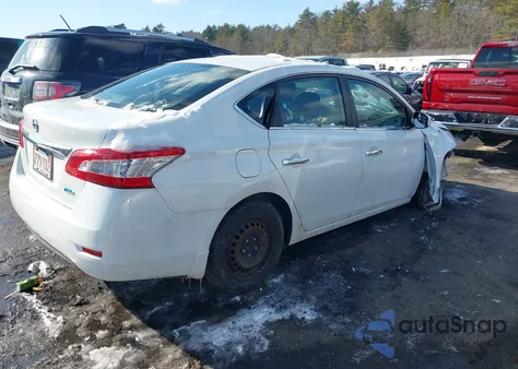 2014 Nissan Sentra S z USA, uszkodzony, nr VIN 3N1AB7APXEL687729